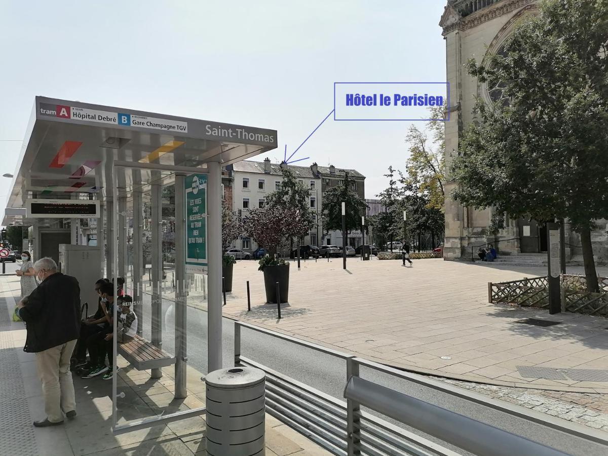 Hotel Le Parisien Ρενς Εξωτερικό φωτογραφία